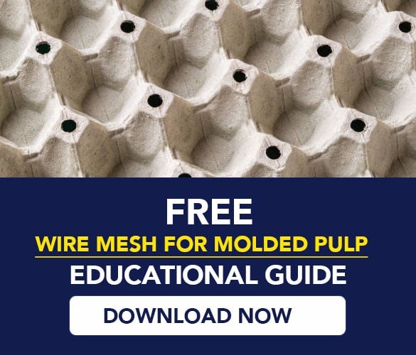 Wire mesh for molded pulp educational guide 